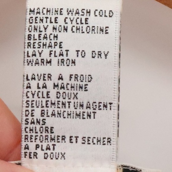 Talbots Hand Knit Striped Cardigan Sweater Womens Zip Front Linen Coastal Size L - Picture 6 of 8